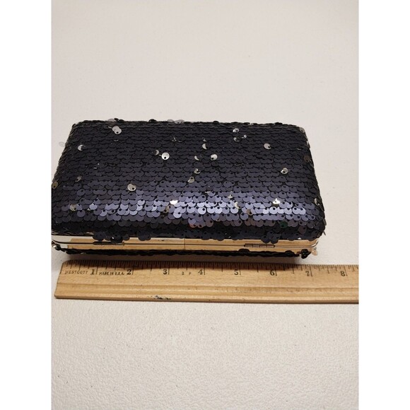 Vintage Clutch Evening Bag Sequin Handbag Special Occasion Prom Wedding Party - Picture 9 of 11